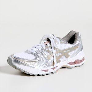 EUC ASICS Gel Kayano 14 Womens White Moonrock 7.5